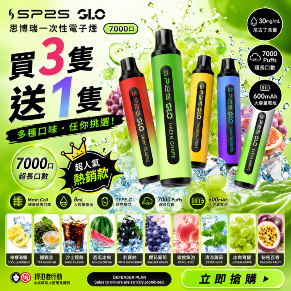 SP2S拋棄式7000口